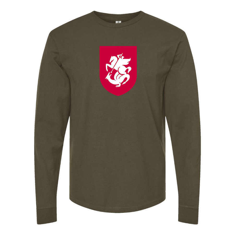 Men's Georgia National Soccer Team Long Sleeve T-Shirt