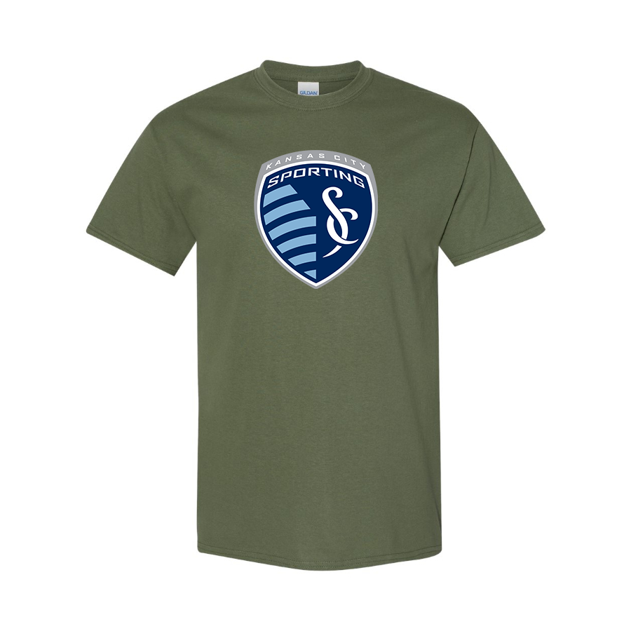 Youth Kids Sporting Kansas City FC Cotton T-Shirt