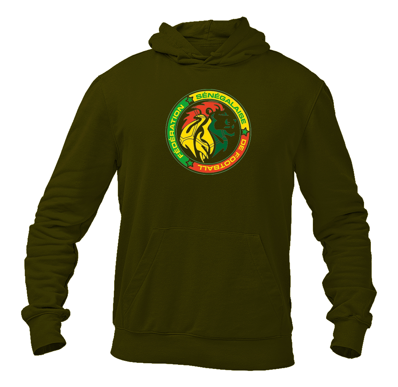 Men's Senegal National Soccer Team Pullover Hoodie