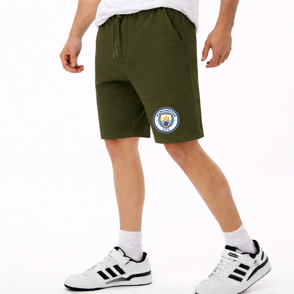 Men's Manchester City Soccer Athletic Fleece Shorts
