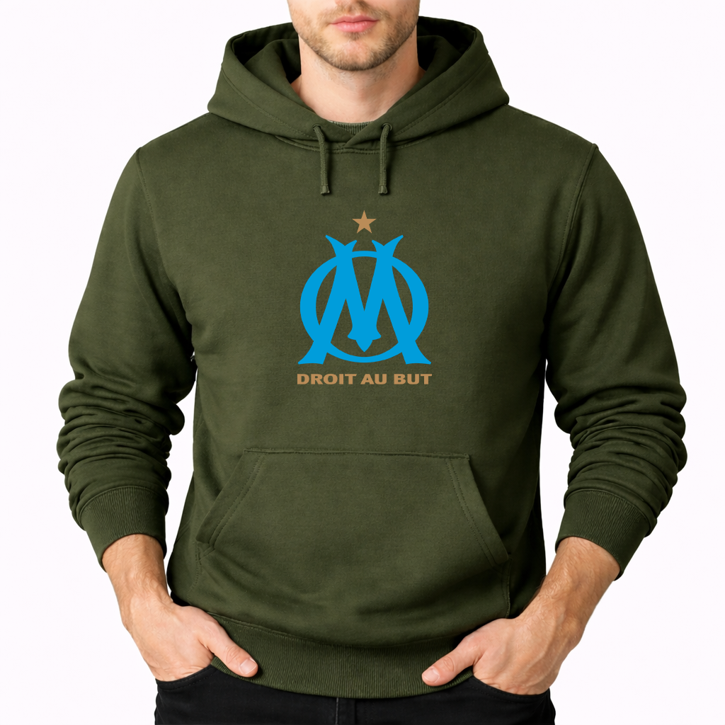 Men's Olympique de Marseille FC Pullover Hoodie