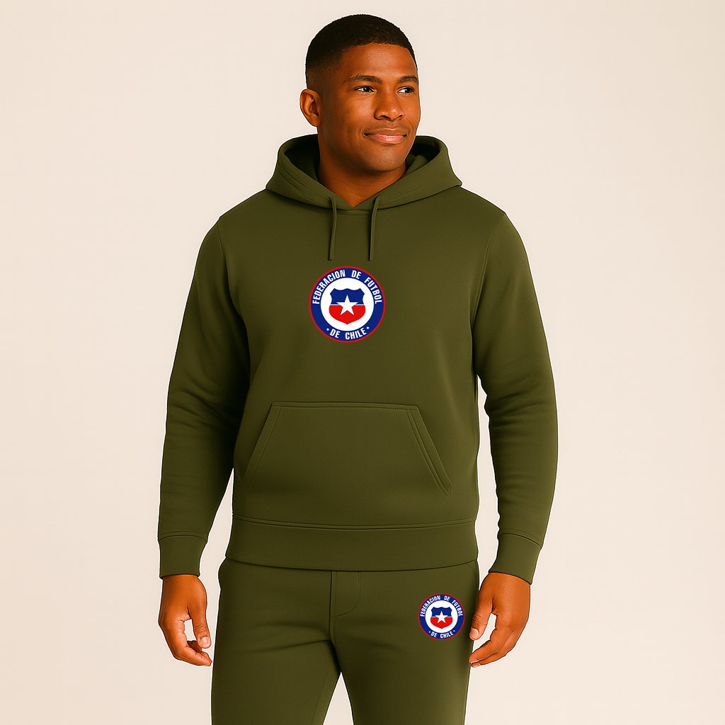 Men's Chile National Soccer Team  Hoodie Joggers Set