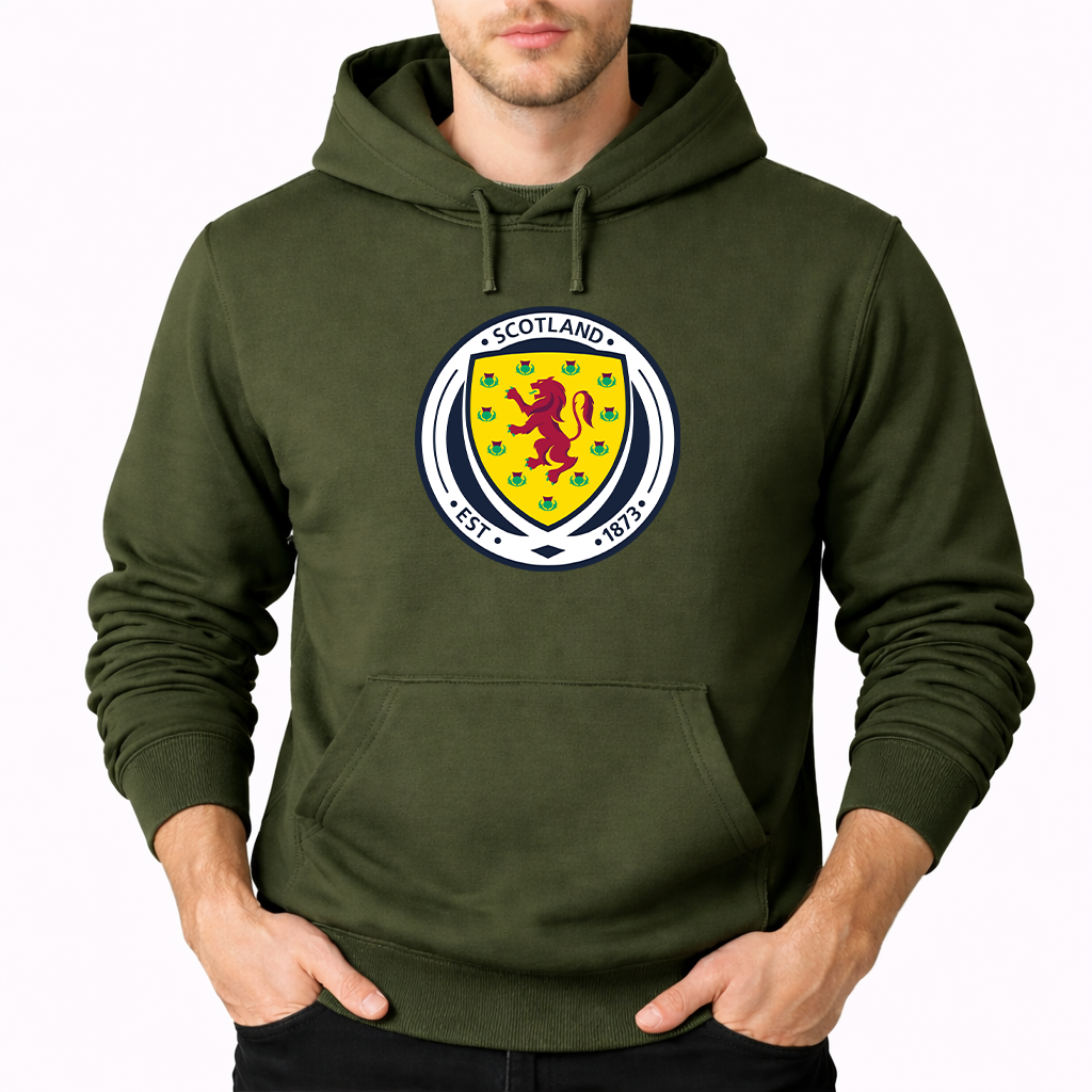 Men's Scotland National Soccer Team Pullover Hoodie