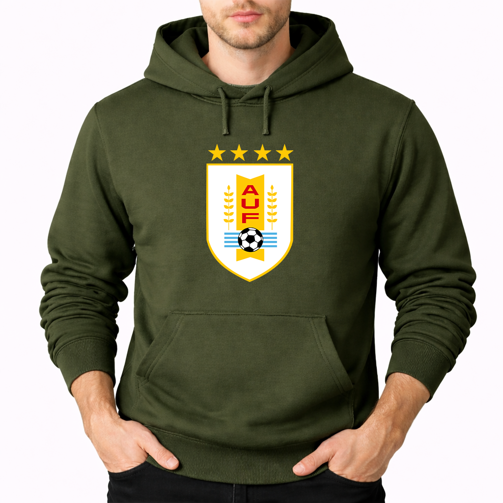 Men's Uruguay National Soccer Team Pullover Hoodie
