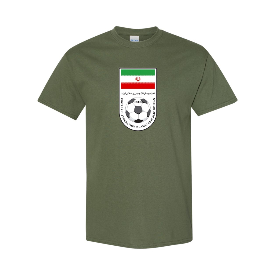 Youth Kids Iran National Soccer Team Cotton T-Shirt