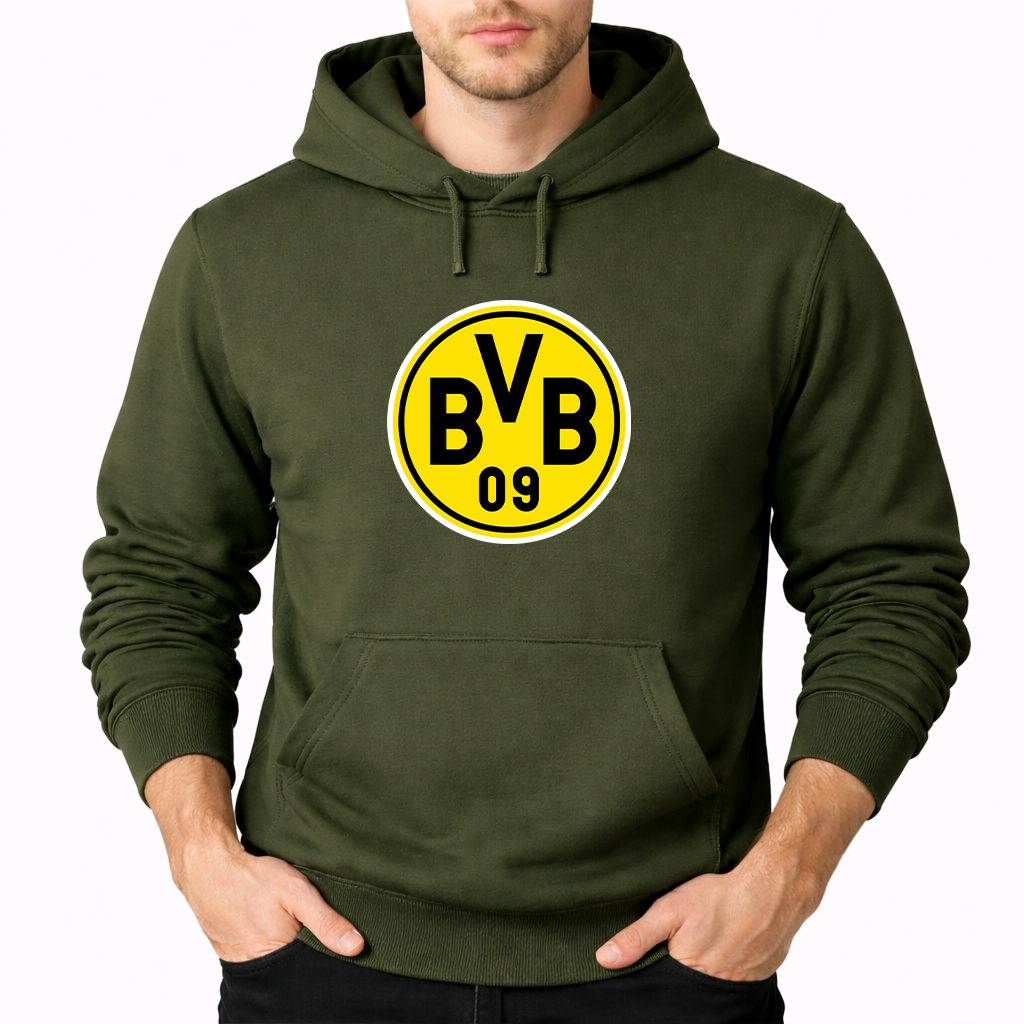 Men's Borussia Dortmund BVB FC Pullover Hoodie