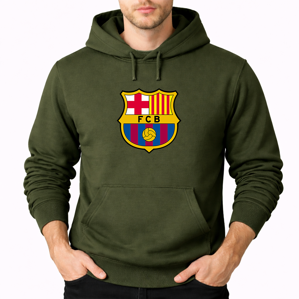 Men's F.C. Barcelona Soccer Pullover Hoodie