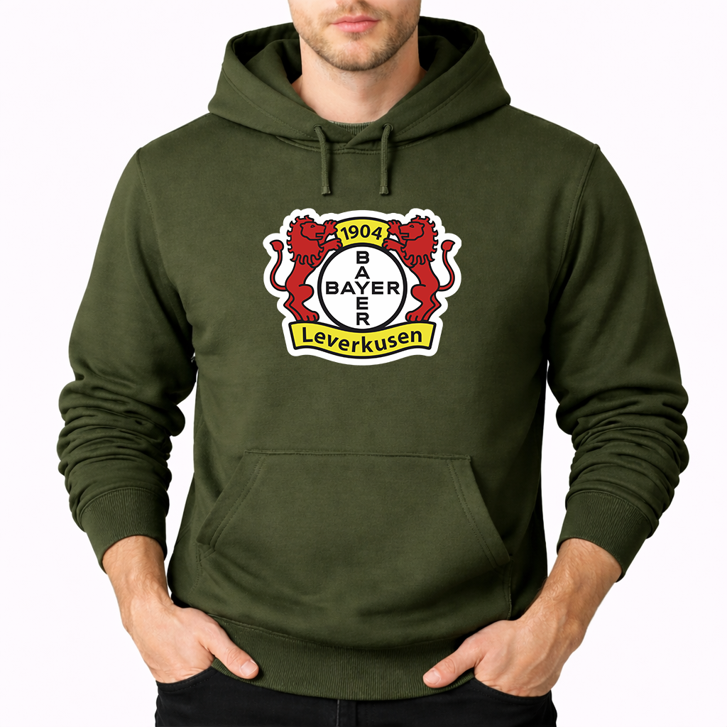 Men's Bayer Leverkusen FC Pullover Hoodie