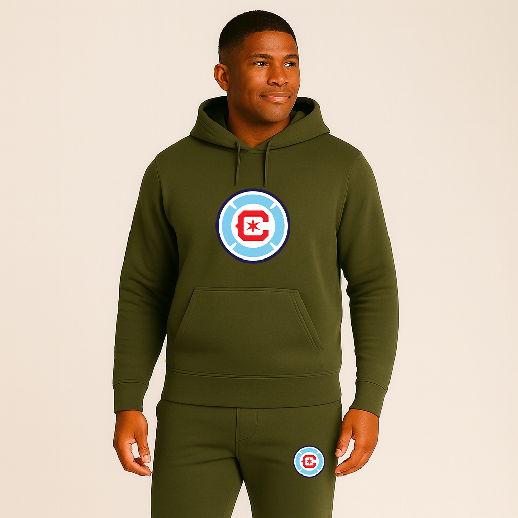 Men's Chicago Fire Soccer Hoodie Joggers Set