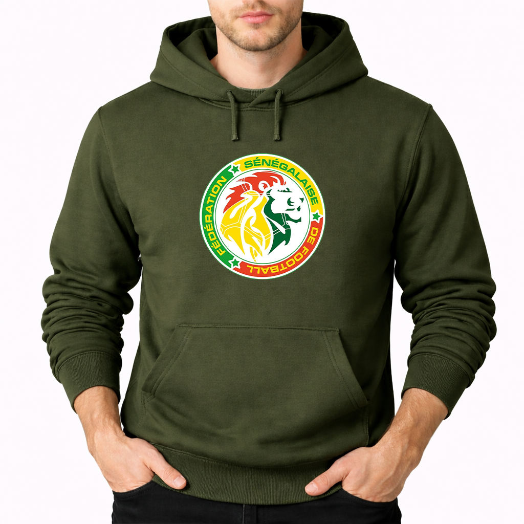 Men's Senegal National Soccer Team Pullover Hoodie