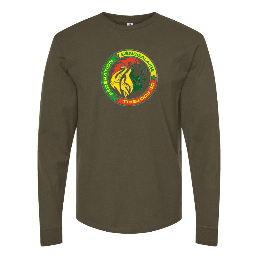 Men's Senegal National Soccer Team Long Sleeve T-Shirt