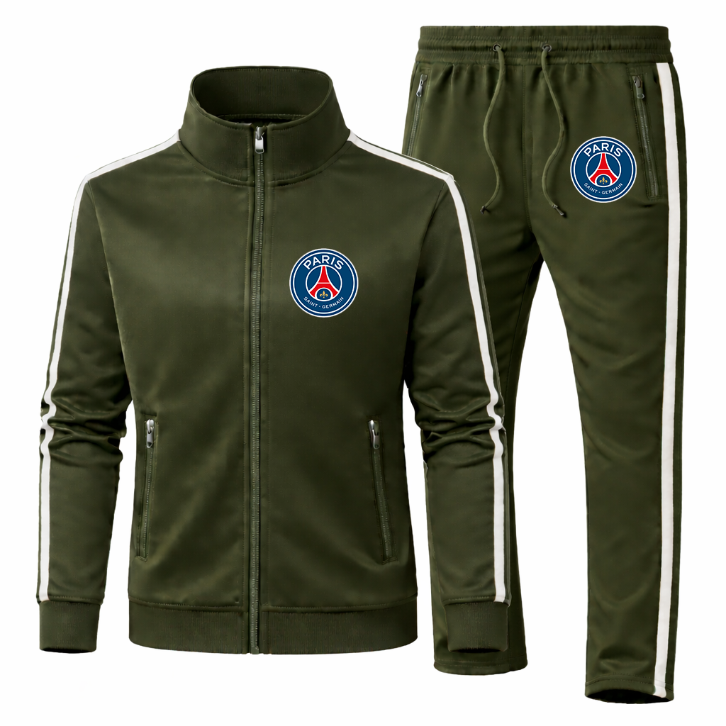 Men's Paris Saint Germain Soccer Logo Dri-Fit TrackSuit