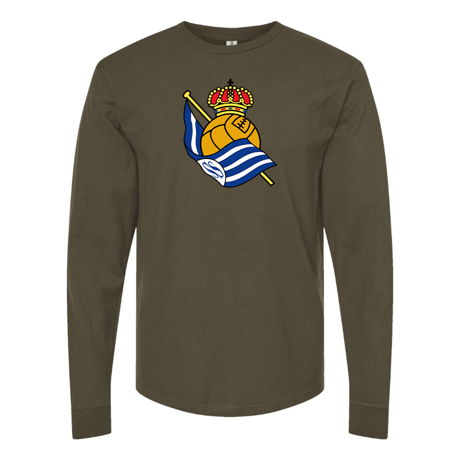 Men's Real Sociedad FC Long Sleeve T-Shirt