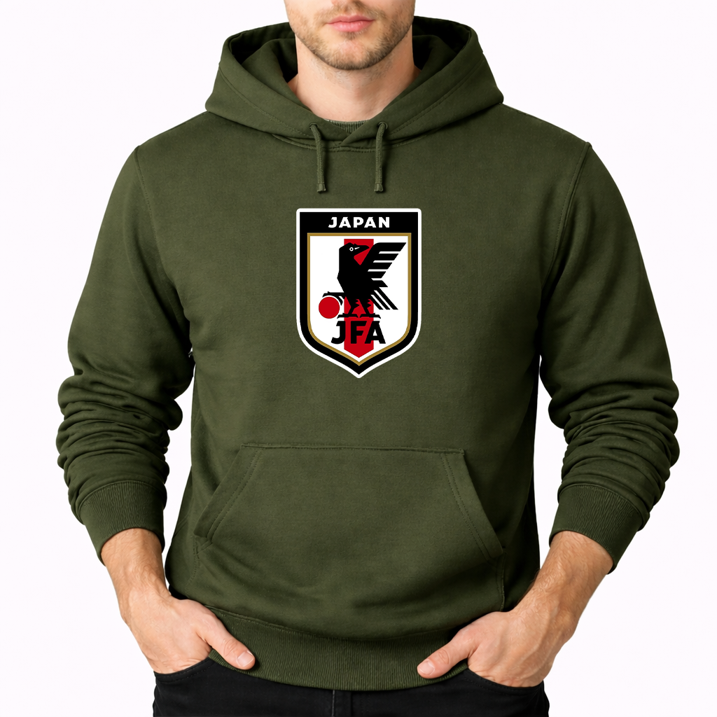 Men's Japan National Soccer Team Pullover Hoodie