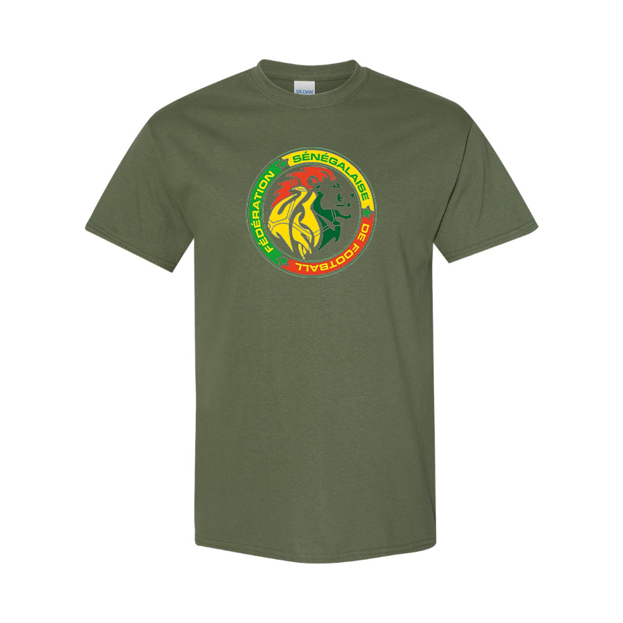 Men's Senegal National Soccer Team Cotton T-Shirt