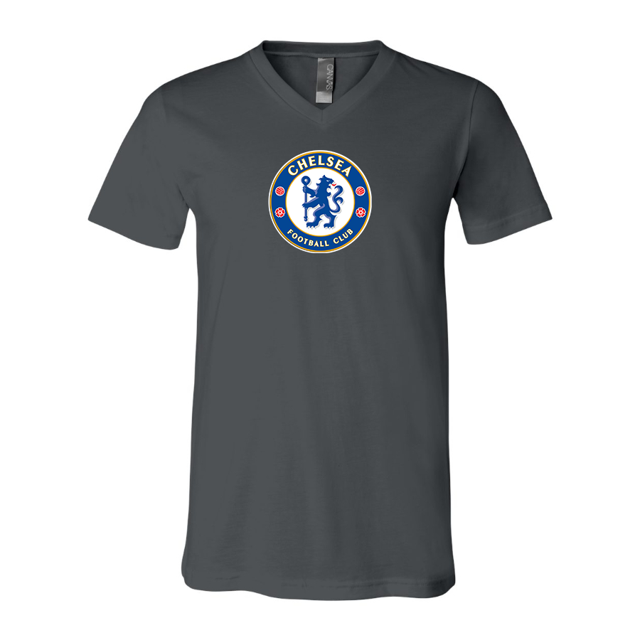 Men’s  Chelsea Soccer - BELLA + CANVAS - Jersey V-Neck Tee - 3005