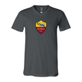Men’s AS Roma FC - BELLA + CANVAS - Jersey V-Neck Tee - 3005