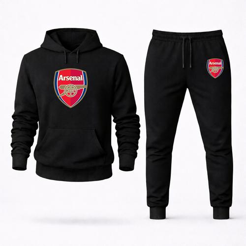 Men's Arsenal Soccer Logo Hoodie Joggers Set