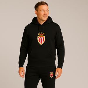 Men's AS Monaco FC Hoodie Joggers Set