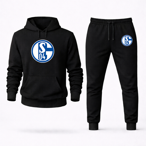 Men's Schalke 04 FC Hoodie Joggers Set