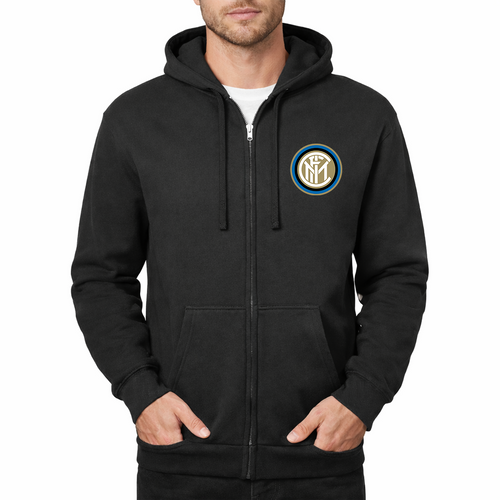 Men's Inter Milan Soccer Zipper Hoodie