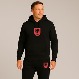 Men's Albania National Soccer Team Hoodie Joggers Set
