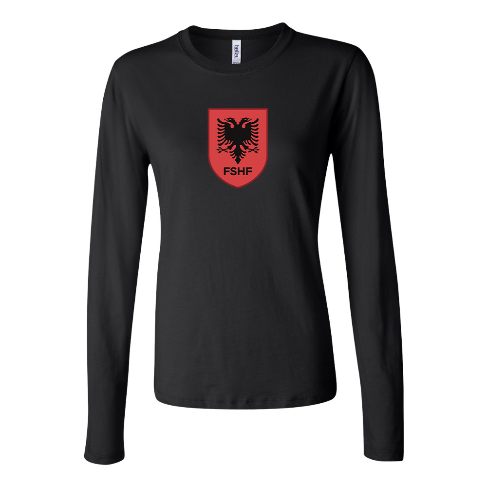 Women's Albania National Soccer Team Long Sleeve T-Shirt