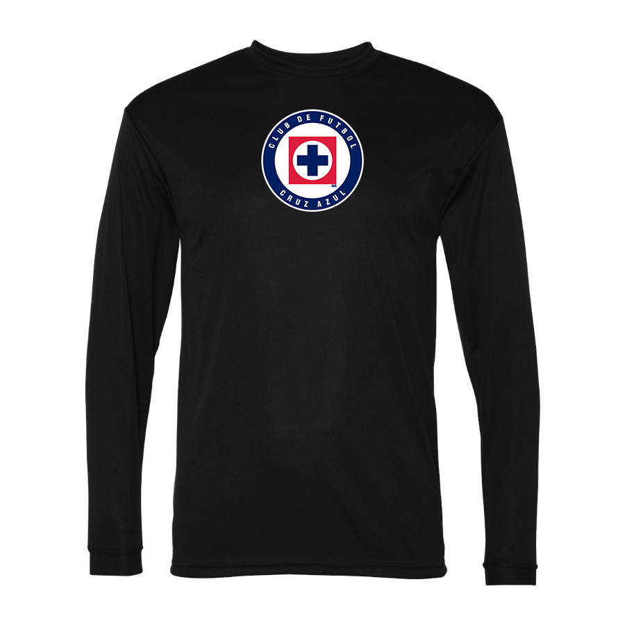 Men’s Cruz Azul Football Club Performance Long Sleeve T-Shirt