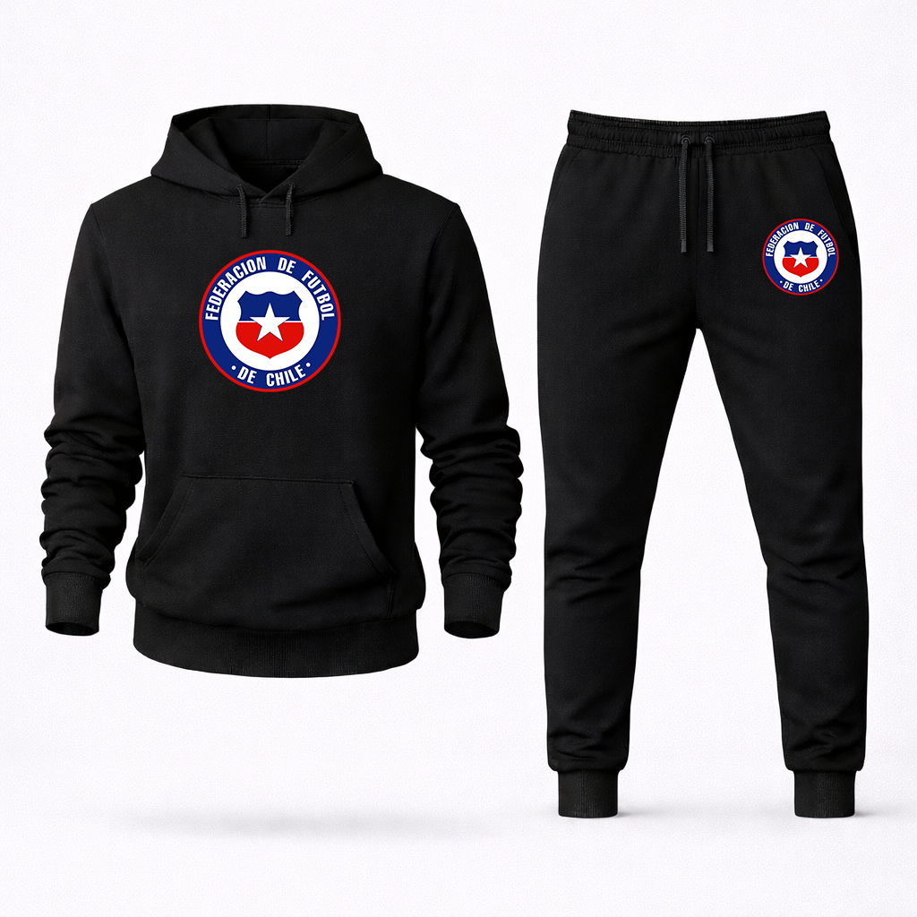 Men's Chile National Soccer Team  Hoodie Joggers Set