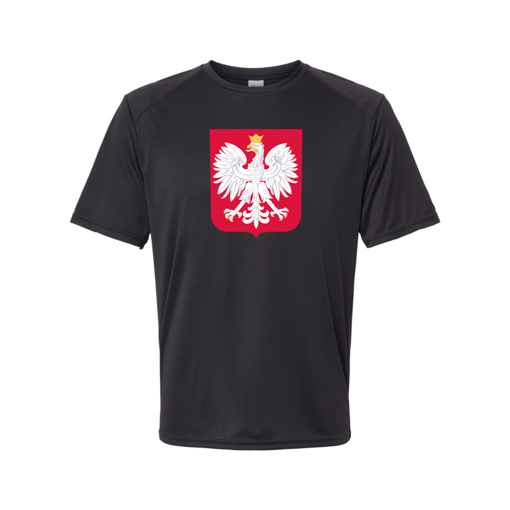 Men's Poland National Soccer Team Performance T-Shirt