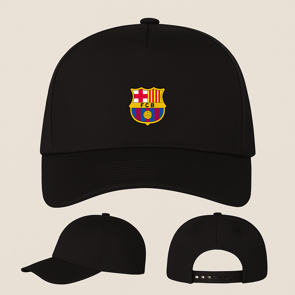 F.C. Barcelona Soccer Five Panel Twill Snapback Cap