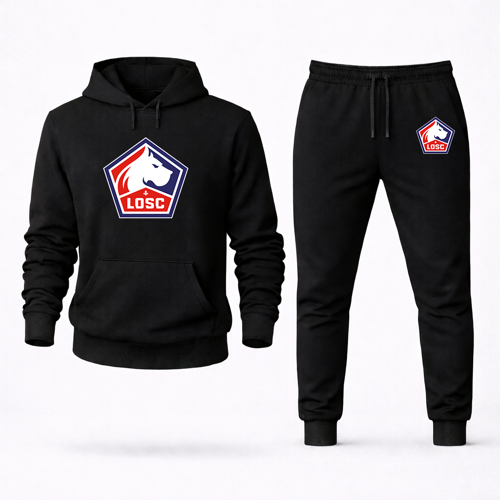 Men's Lille Olympique FC Hoodie Joggers Set