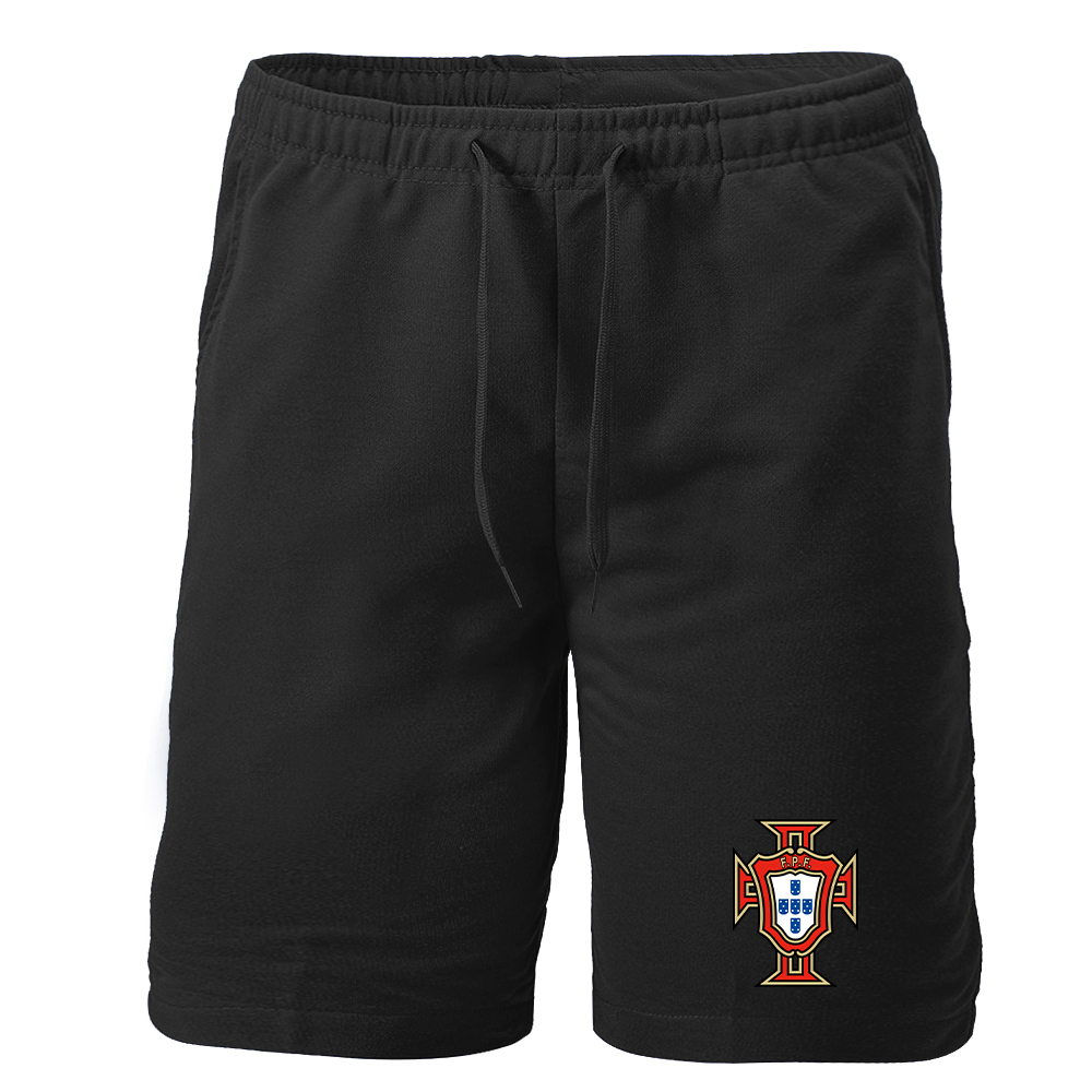 Men's Portugal National Soccer Team Athletic Fleece Shorts