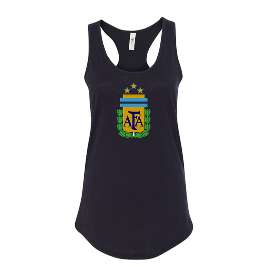 Women's Argentina National Soccer Team Racerback Tank Top