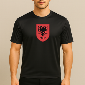 Men's Albania National Soccer Team Polyester T-Shirt