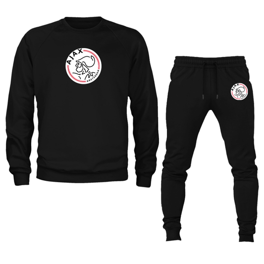 Men's Amsterdamsche FC Ajax Crewneck Sweatshirt Joggers Suit