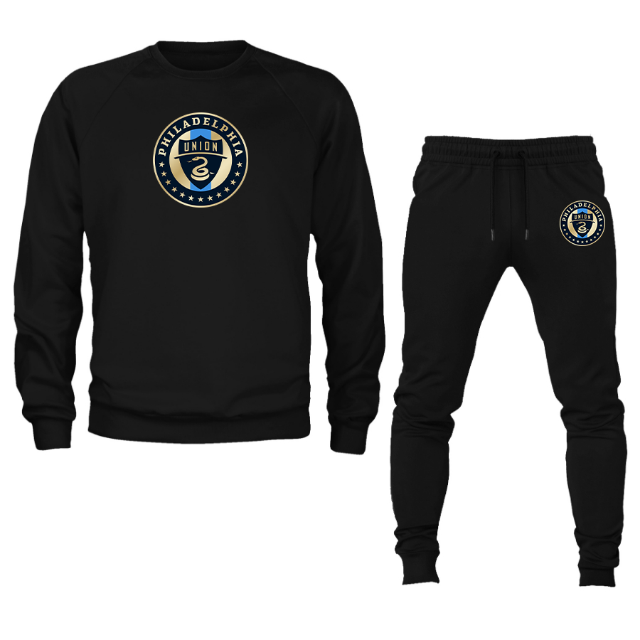 Men's Philadelphia Union FC Crewneck Sweatshirt Joggers Suit