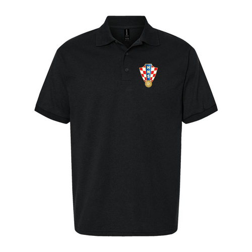Men's Croatia National Soccer Team Dry Blend Polo