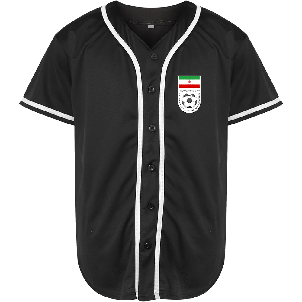 Men's Iran National Soccer Team Baseball Jersey