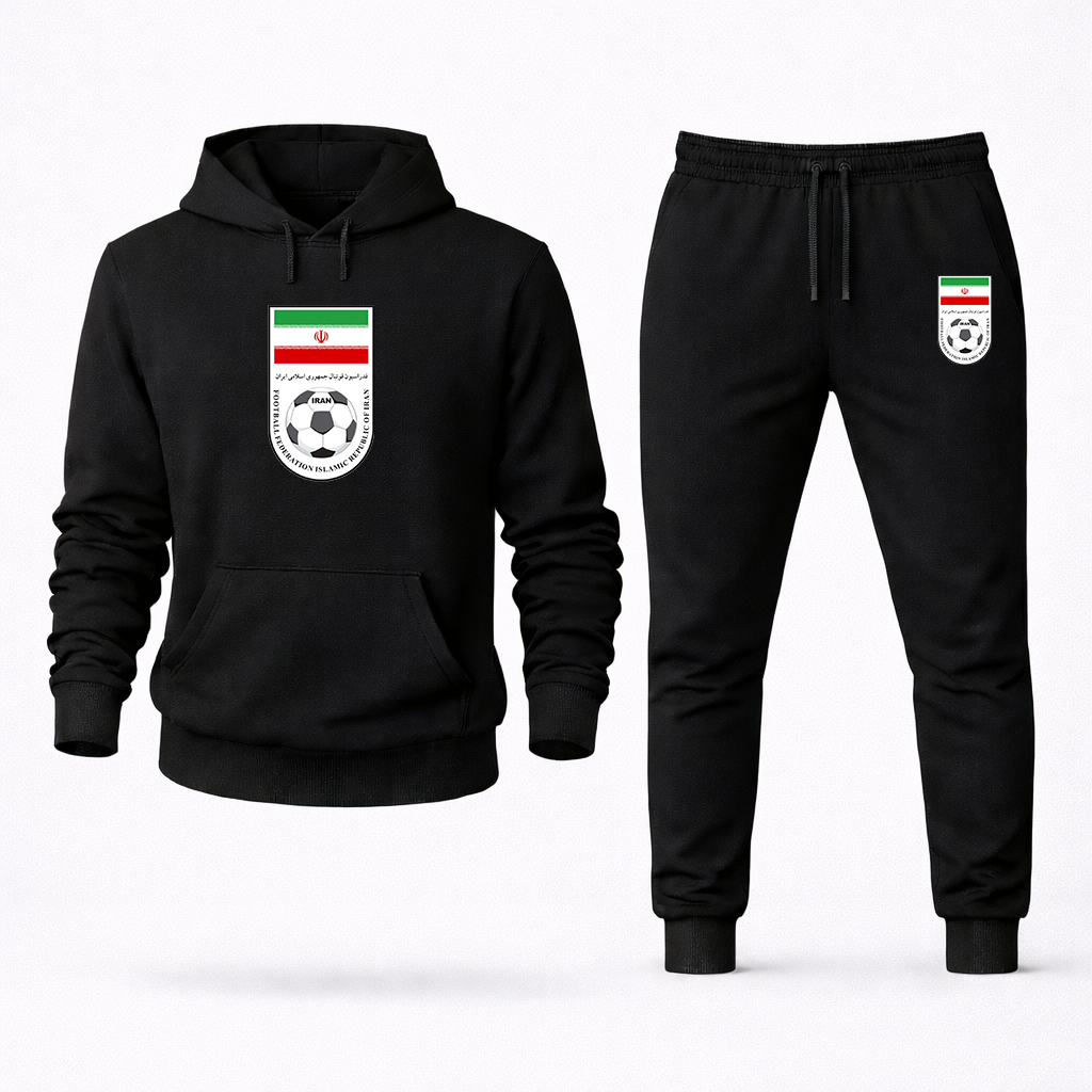Men's Iran National Soccer Team Hoodie Joggers Set