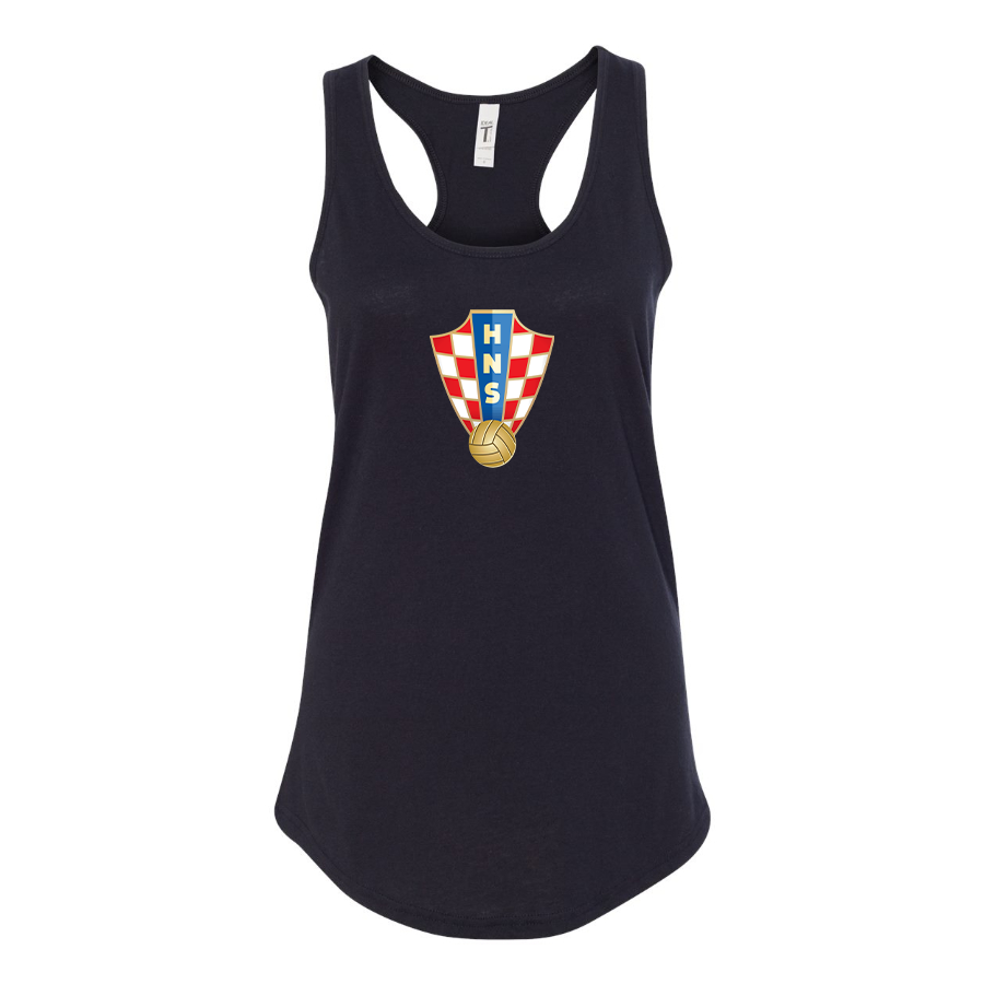 Women's Croatia National Soccer Team Racerback Tank Top