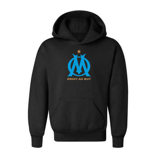 Youth Kids Olympique de Marseille FC Pullover Hoodie