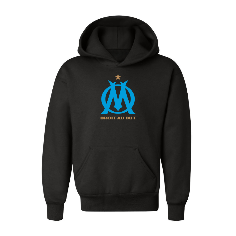 Youth Kids Olympique de Marseille FC Pullover Hoodie