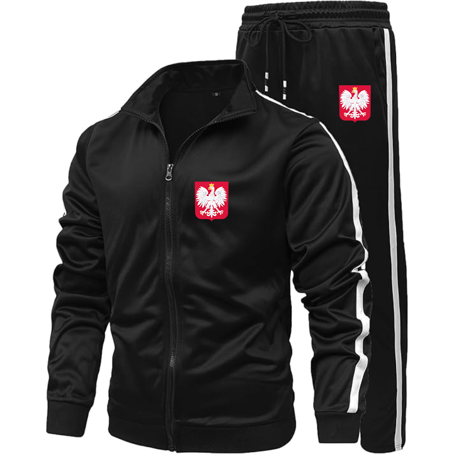 Men's Poland National Soccer Team Dri-Fit TrackSuit