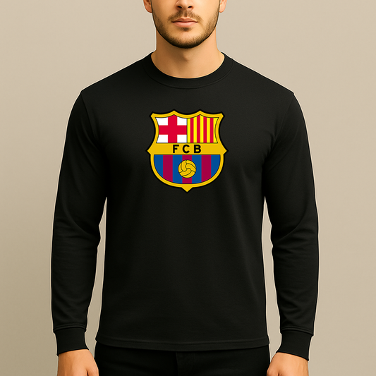 Men's F.C. Barcelona Soccer Long Sleeve T-Shirt