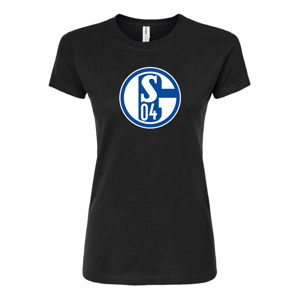 Women's Schalke 04 FC Round Neck T-Shirt