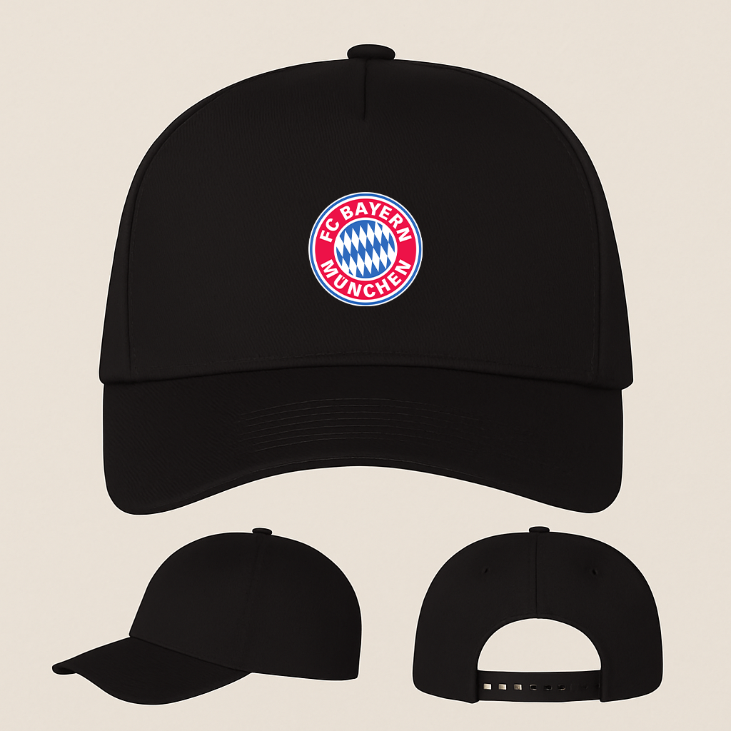 F.C. Bayern Munchen Soccer Five Panel Twill Snapback Cap