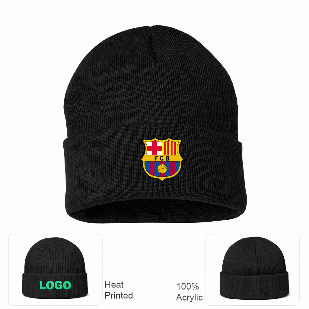 F.C. Barcelona Soccer Beanie Hat