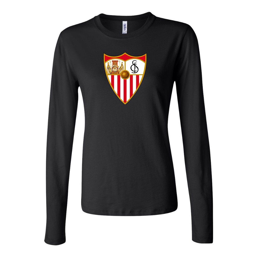 Women's Sevilla FC Long Sleeve T-Shirt