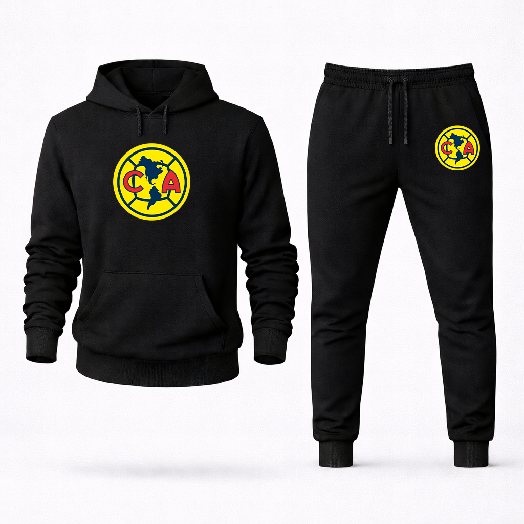 Men's Club America Football Hoodie Joggers Set